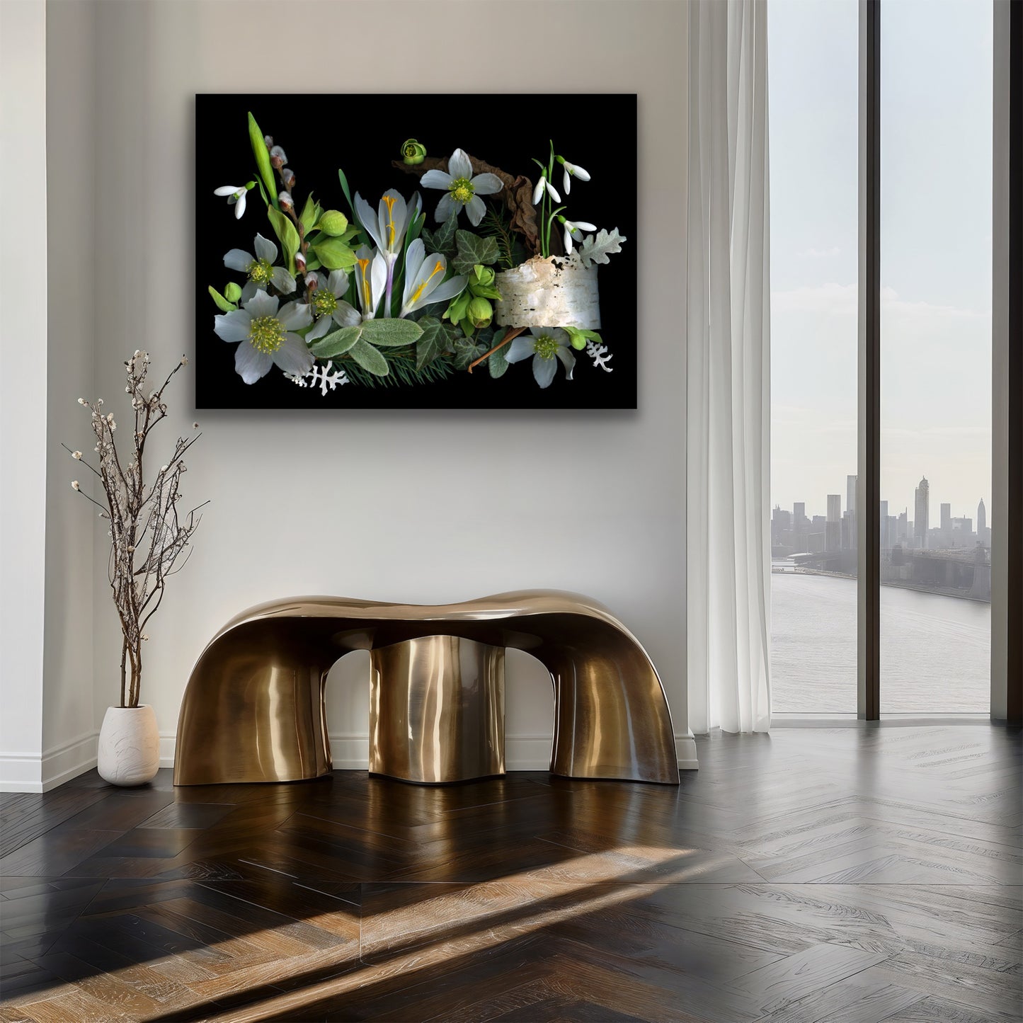 Crocus and Birch Medley